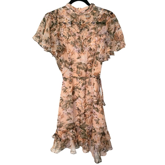 SOLD - One and Only Collective Australia Large Feminine Coquette Floral Dress - Picture 1 of 7